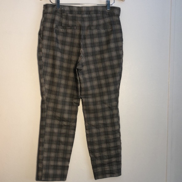 Jules & Leopold Womens Size Large Trousers Work Pants Plaid Stretchy Brown - Picture 5 of 7